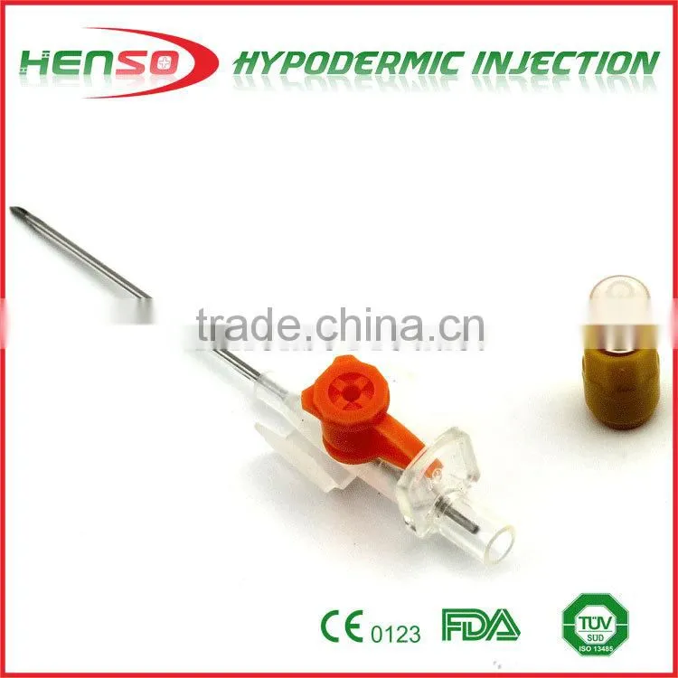 Henso Disposable I.V. Catheter with Heparin Cap & Injection Port