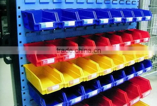 double sided bin rack/storage bin trolley