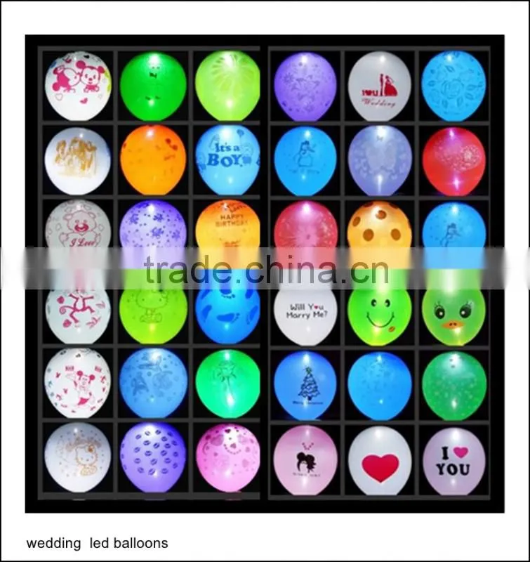 flying helium LED balloon with light inside wholesale
