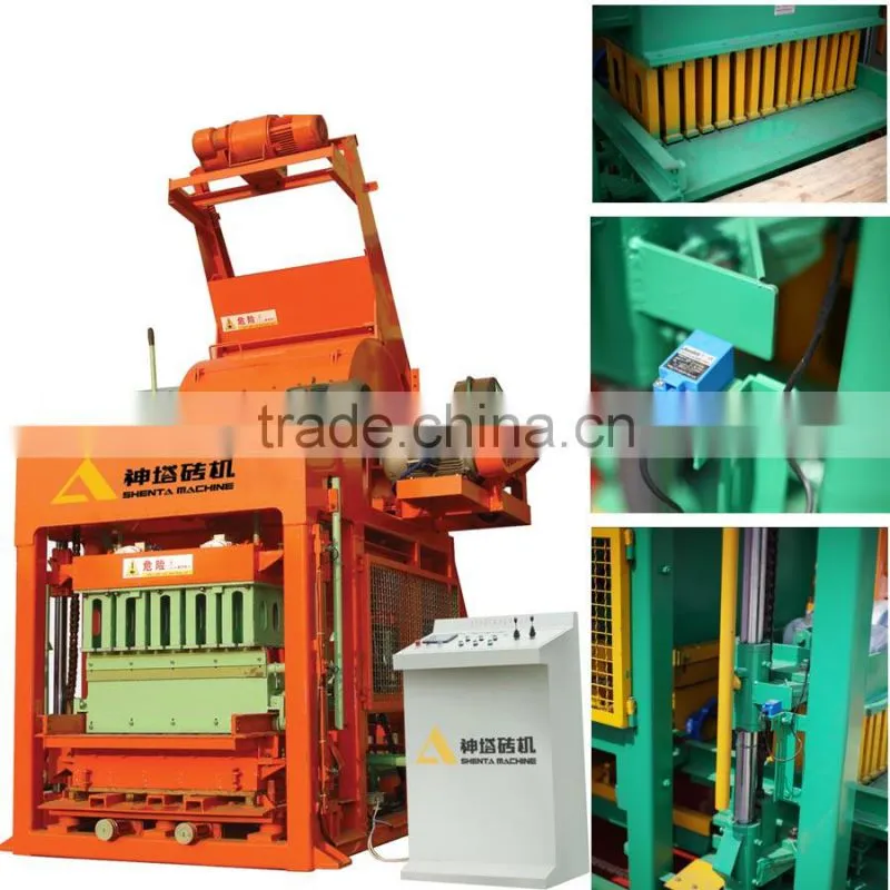 QTJ5-20 PLC automatic concrete block moulding machine