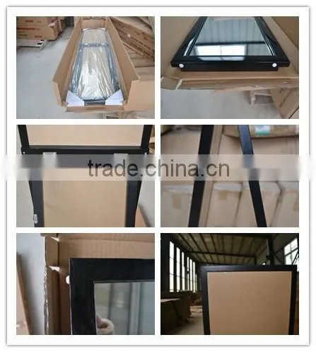Decoration mirrored furniture floor mirror with stand