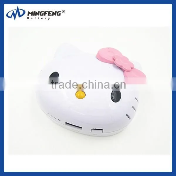 Hello kitty shape 8000mah power bank