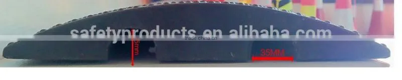 length1830mm rubber cable protector rubber speed hump