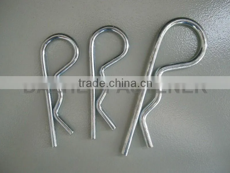 all size R cotter pins zinc plated