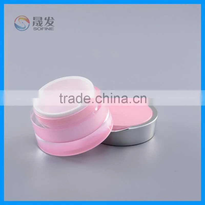 30G plating cap empty acrylic cream container