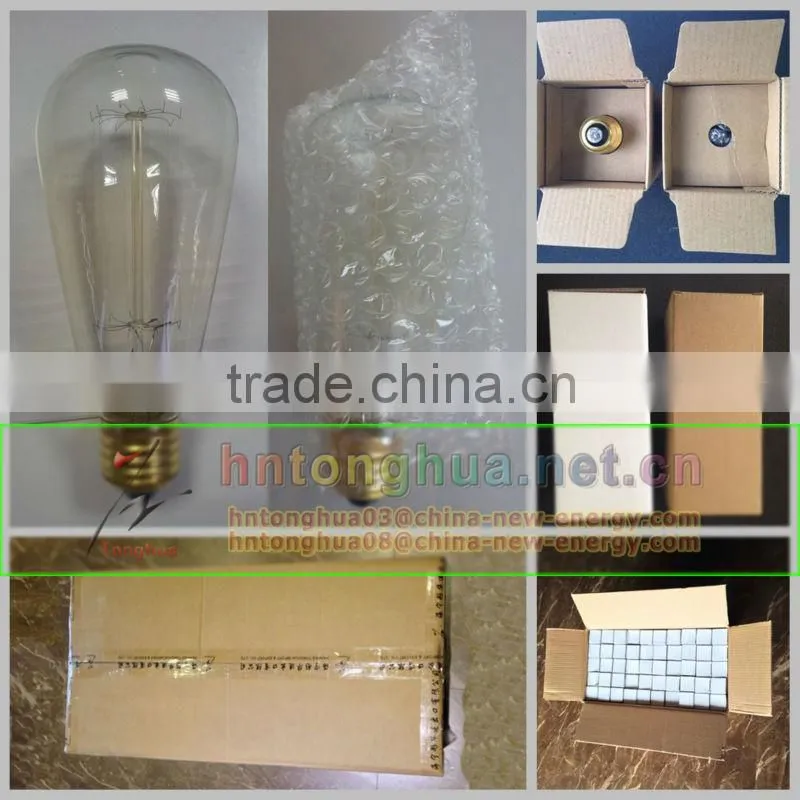 high quality ST58 2W E27 led filament bulb