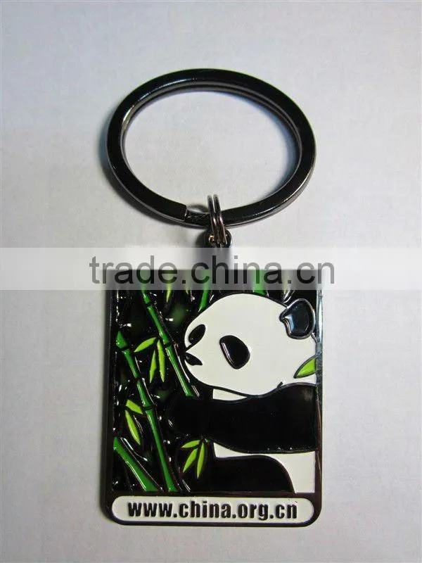 brass soft enamel metal keychains for promotion