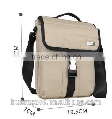 Beige tablet messenger bag for men 10.1 inch tablet case shockproof case for tablet