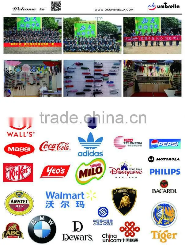 China Factory Wholesale Fashion Pvc Transparent Umbrella