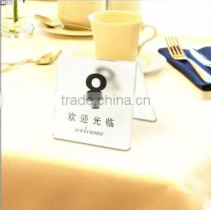 wholesale custom acrylic table payment sign