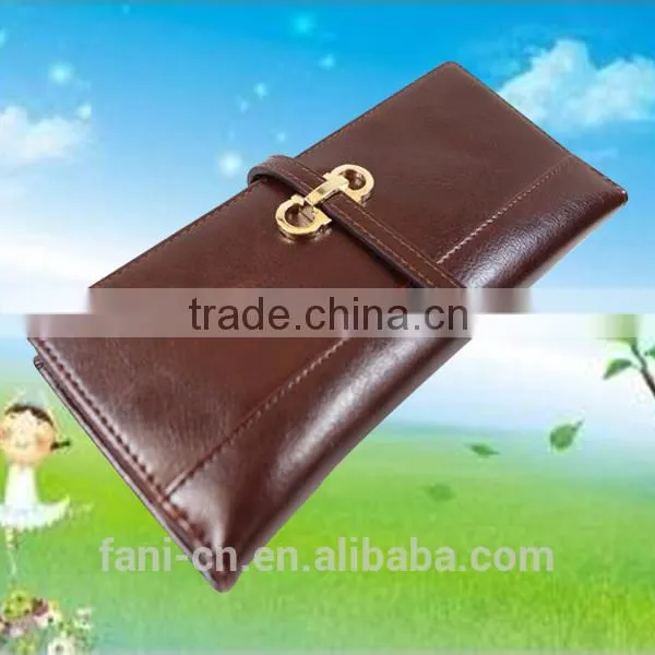 Hot selling fancy ladies genuine leather ladies party hand clutch purse with high quality