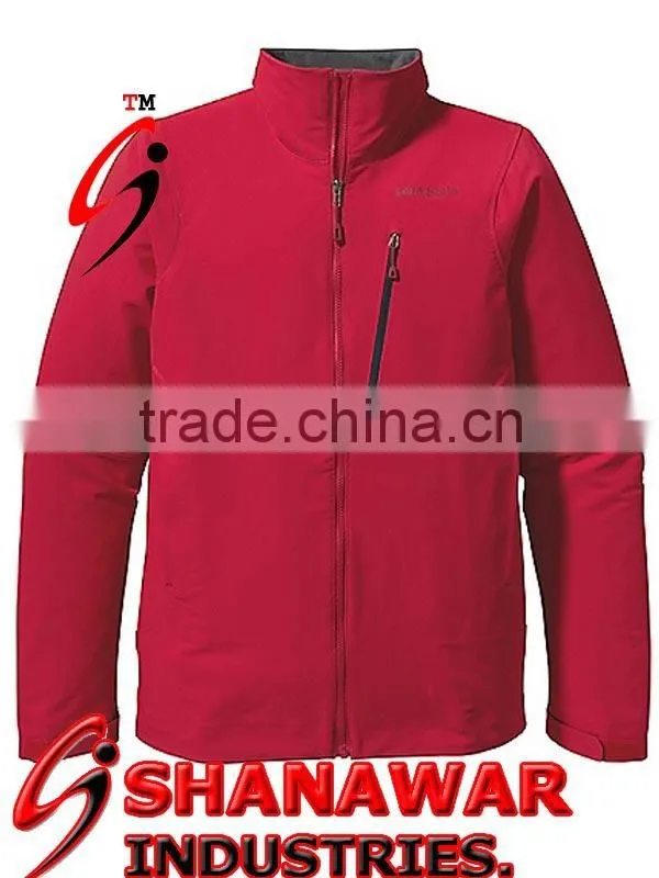 Custom high quality mens softshell jacket