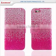New detachable TPU + PC 2 in 1 flexional diamond 4.7inch transparent cell phone case for iphone 6, mobile phone case