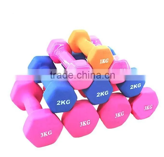 New Style High Quality EVA Cast Iron Little Dumbbell for Women