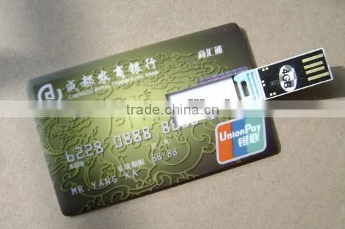 promotional business Card size USB flash memory