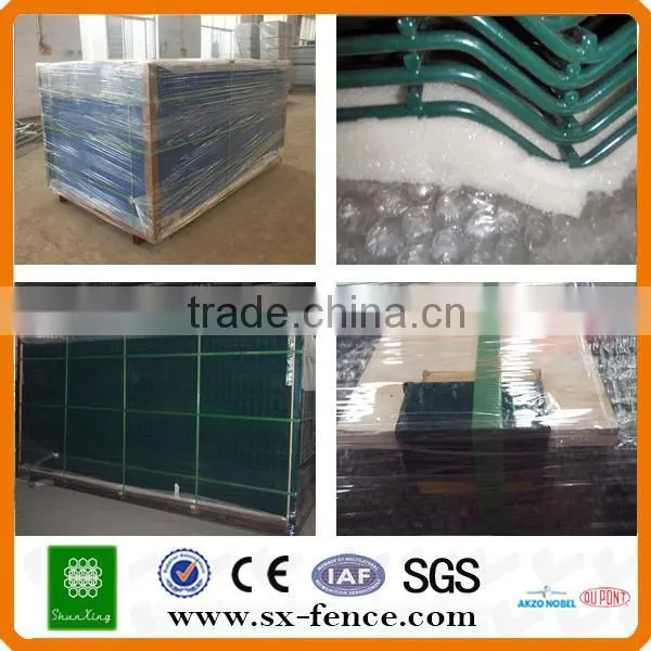 ISO9001 50*200mm powder coated welded fence panels