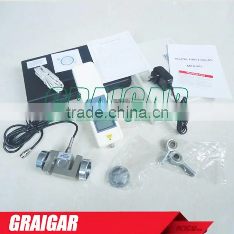 Digital Force Gauge HF-10K external sensor 10000N 10KN push pull meter Tester