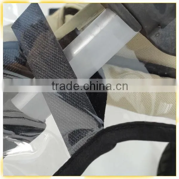 2015 high quality best selling good plastic rain cover for baby pram