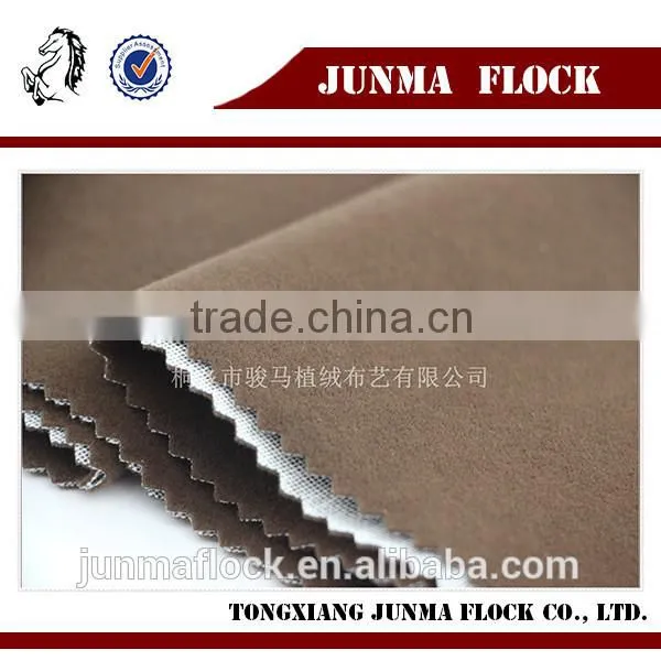 Flocking fabric for sofa /Flocked vietnam textile velvet upholstery fabrics
