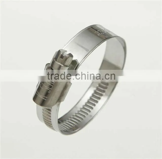 German Type Hose Clamp With Stainless Steel Din3017