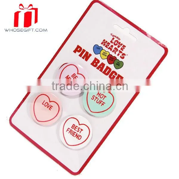 Promotion Button Badge with cmyk Printing crafts
