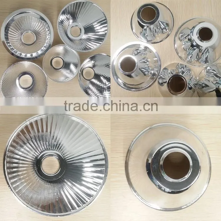 Custom aluminium led flashlight reflector