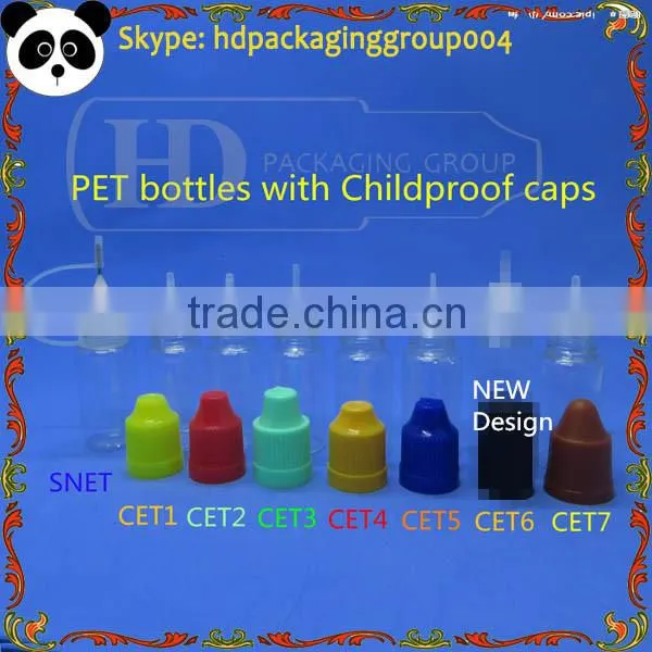 China new design 30ml/1oz twist caps bottle for e-juice long dripper twist off cap