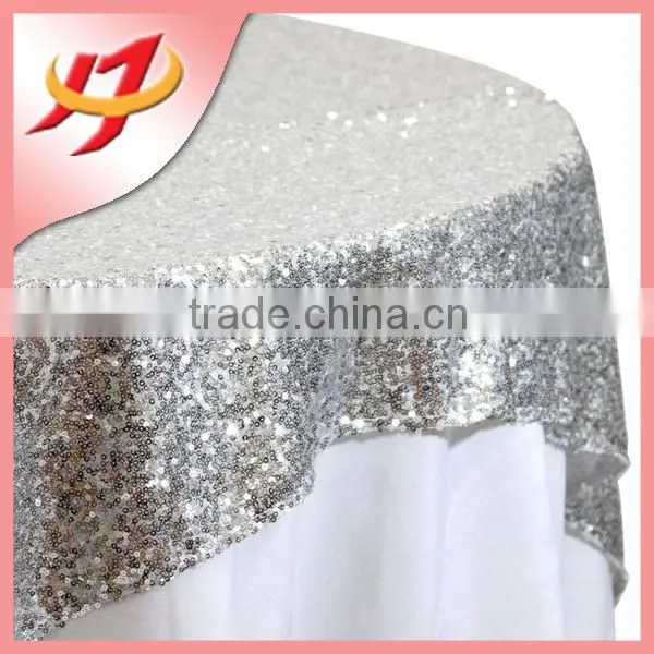 New arrival fancy and elegant wedding satin table overlay