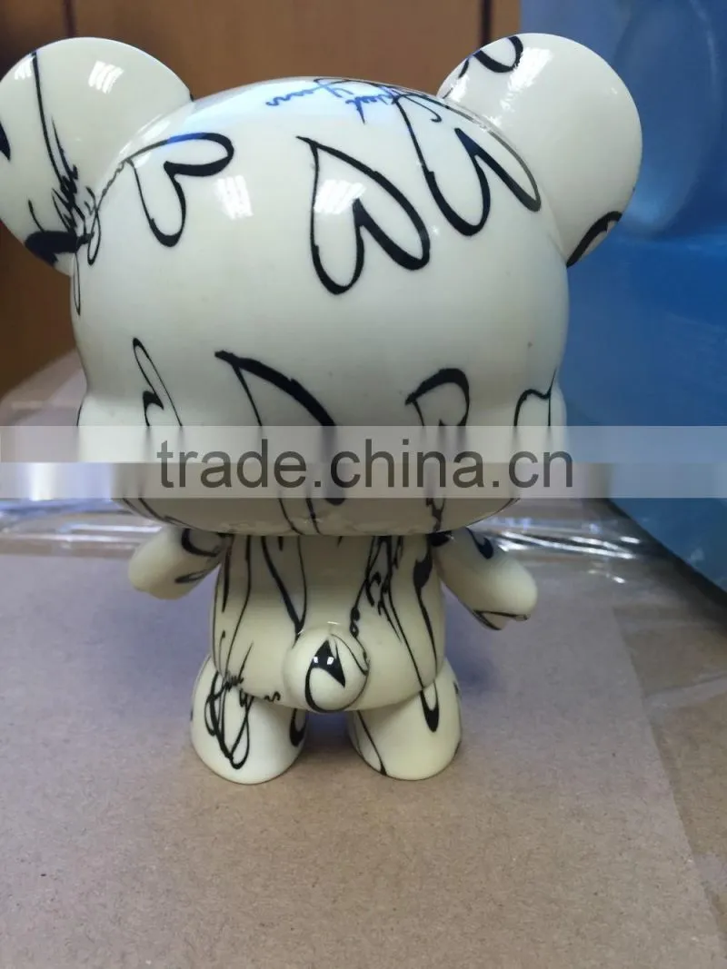 Bear Feature DIY Toys,Animal Shape Plastic Toys,Customized Vinyl Gift Toy