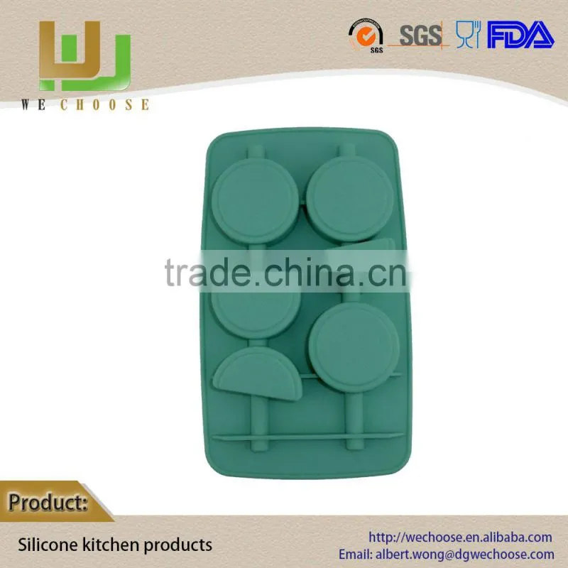 Best Sell durable silicone chocolate mold bear 3d heart shaped chocolate mould