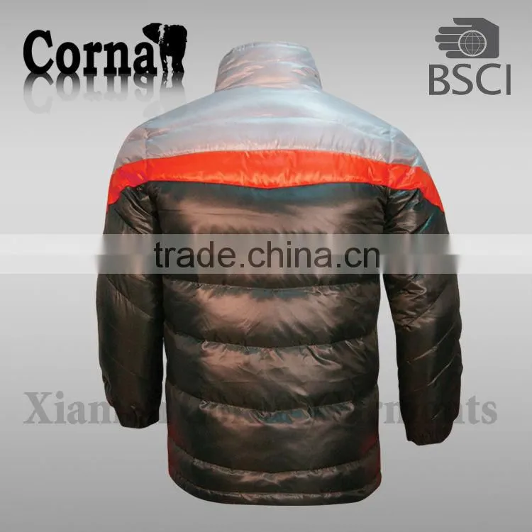 2016 FALL WINTER men's padded jacket men's winter coats tunnel neck softshell jacket