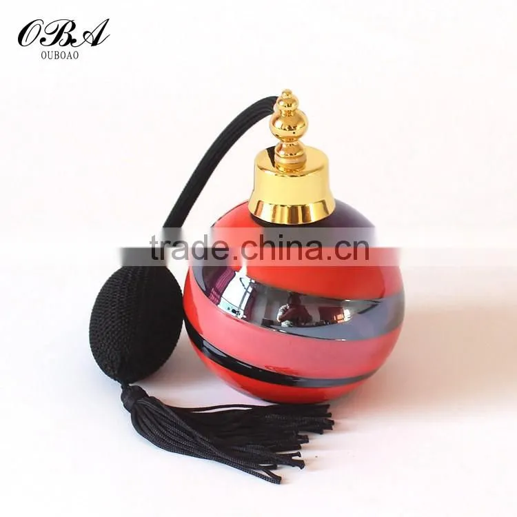 Accept Custom Mouth Blown Colorful Glass Airbags Perfume Bottle 100ml Manufacturers