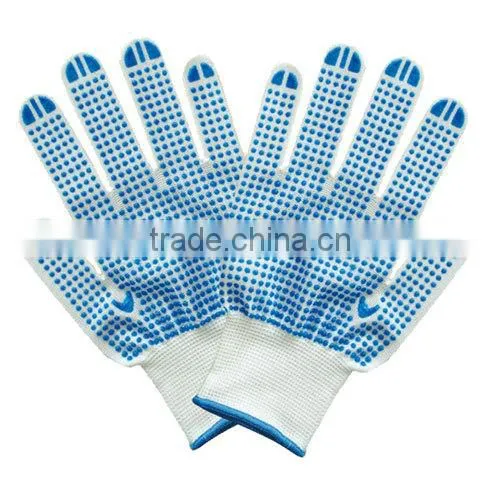 bleach white cotton gloves high quality with best price cotton gloves