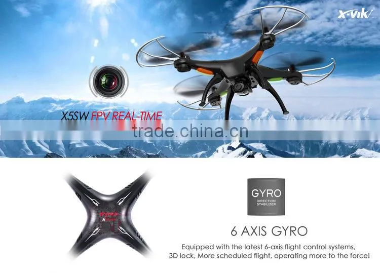 syma X5SW quadcopter with wifi real-time video transmission drone quadcopter
