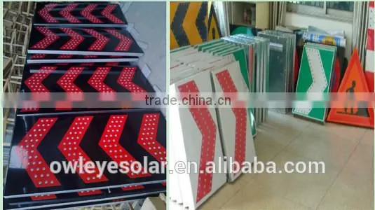 LED solar road board/traffic warning sign/arrow traffic safety sign