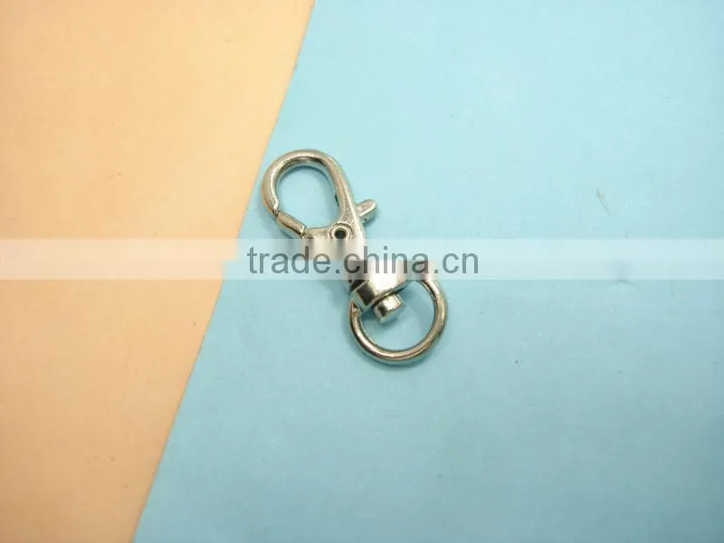 2014 new design nickel spring snap hooks push gate swivel snap hook