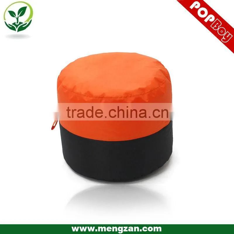 Indoor portable bean bag stool, fabric bean bag ottoman stool