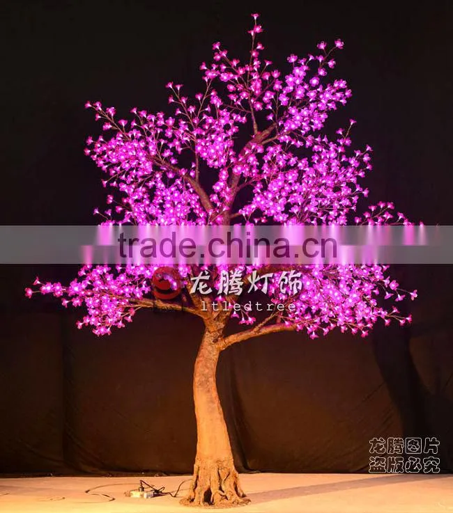 Hotel square garden new arrival 24V led light cherry tree