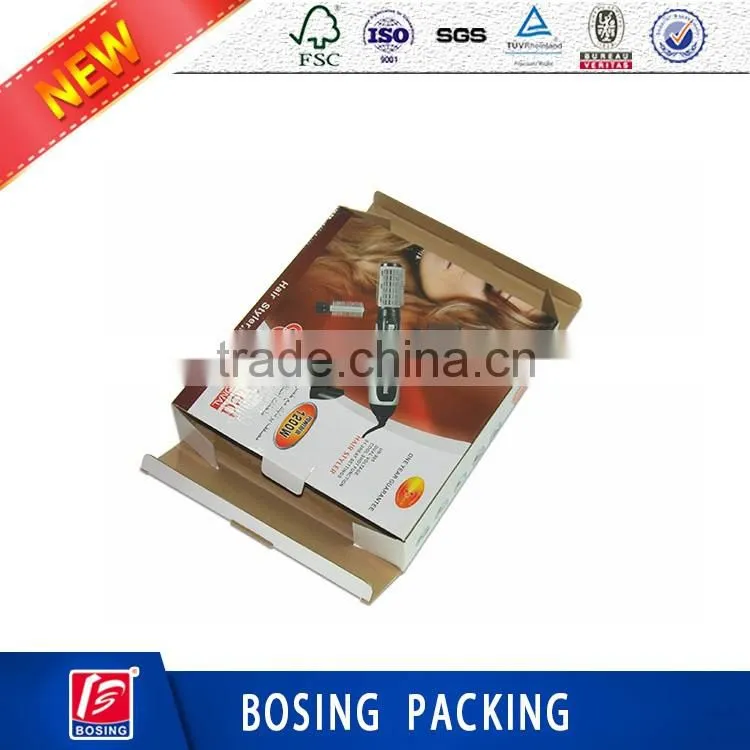 pvc packaging box hair dressing machine paper box