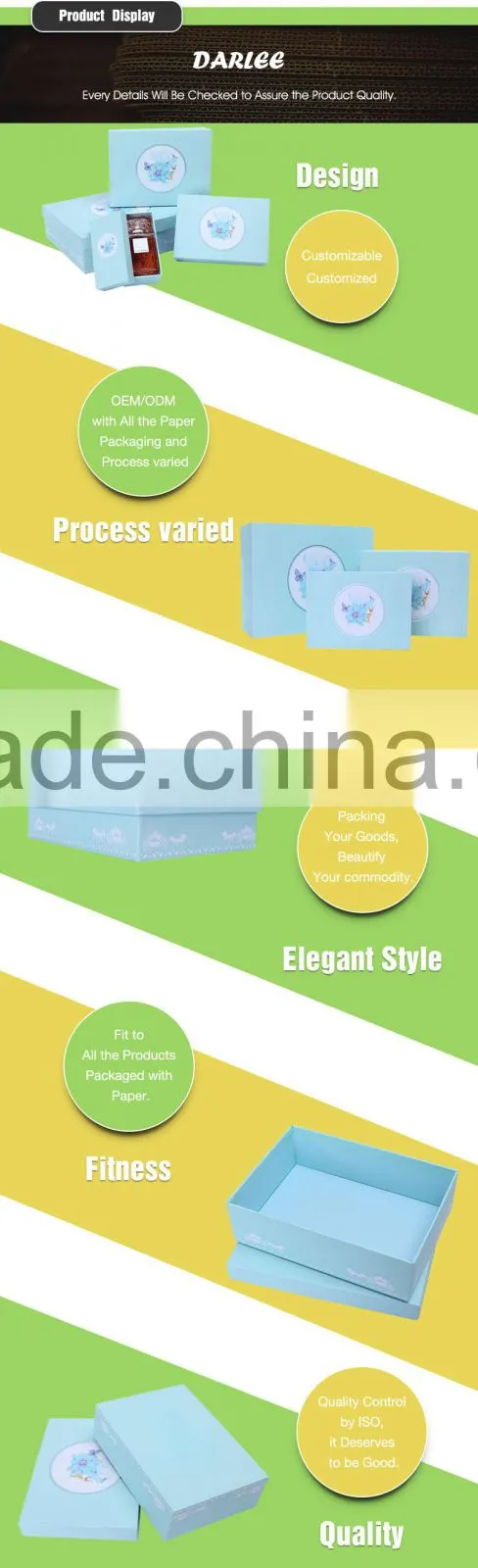 Custom colorful printed cardboard paper packaging box for perfume