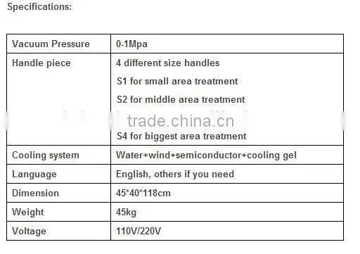 latest design multifunctional cocoon beauty tighten cryolipolysis system cryo
