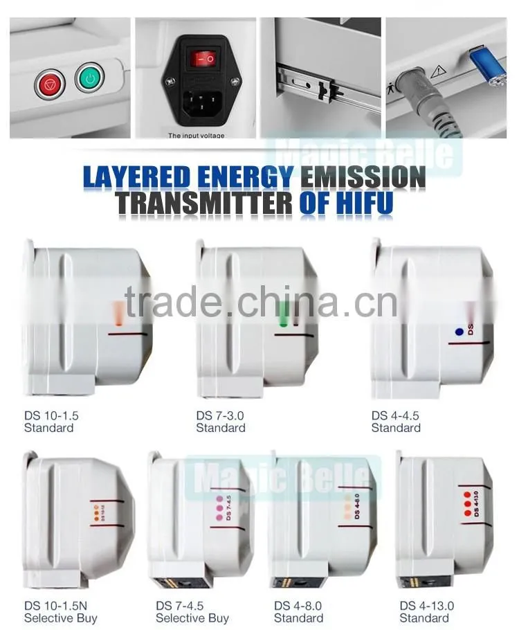 The factory price skin tightening machine skin care hifu hifu high intensity focused ultrasound HIFU in china