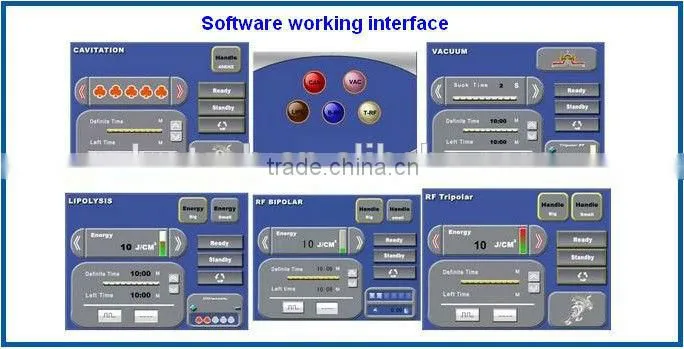 Hot selling new design radio frequency system cavitation cellulite system