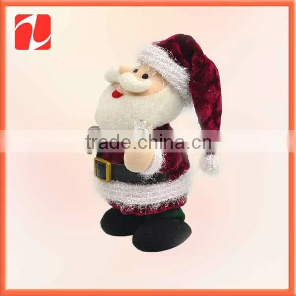 Shenzhen Hot Selling Christmas Gift Plush Santa Claus Radio