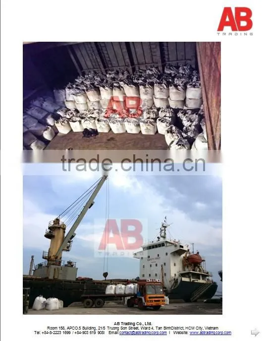 Fly ash from Tuticorin, India / used in cement industry / coal fired power plant