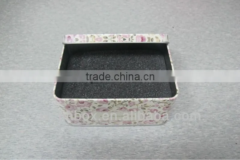 rectangular shape print and nice usb tin box
