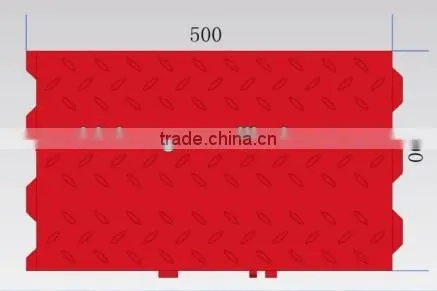 600*300mm Plastic Injection Piggery Slatted Floor