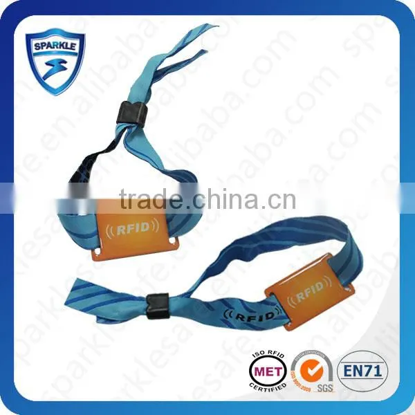 Latest Waterproof nfc woven rfid bracelet