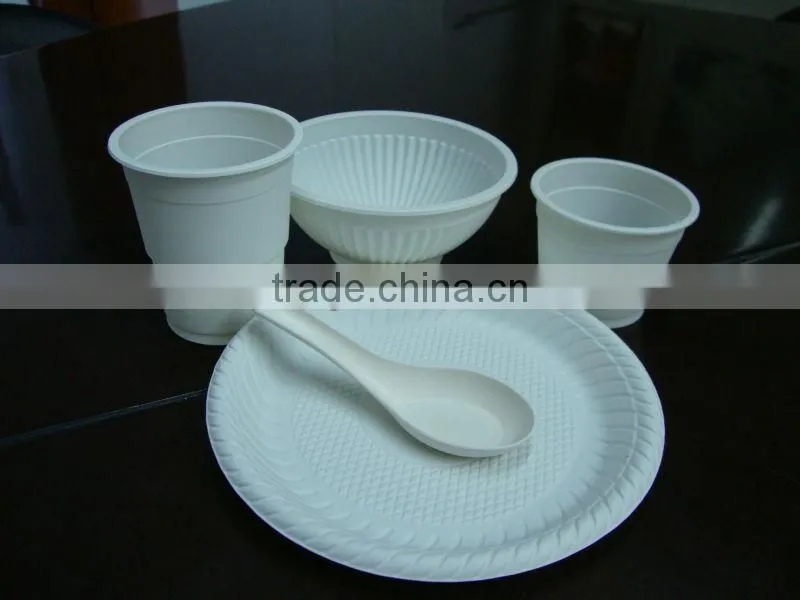 Instant plastic fast food container machine