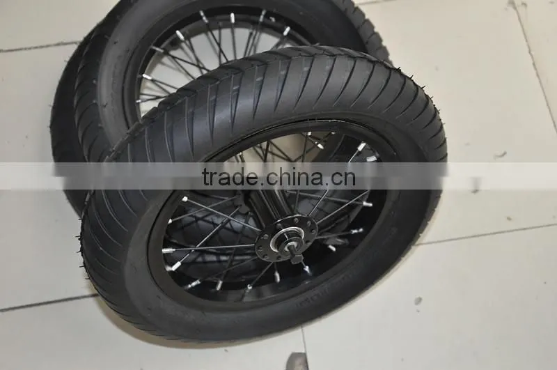 12.5x3.0/12 1/2x3.0 steel wire spoke wheel